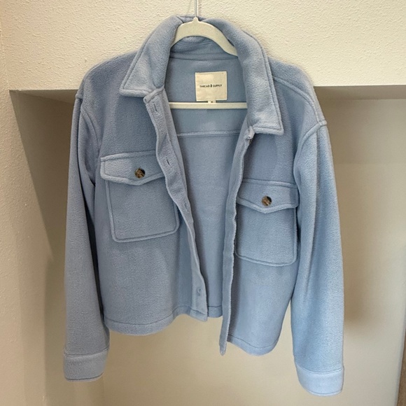 NWOT Thread & Supply Blue Auria Jacket (Size M) - Picture 4 of 9